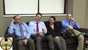 Doctors and a patient talking